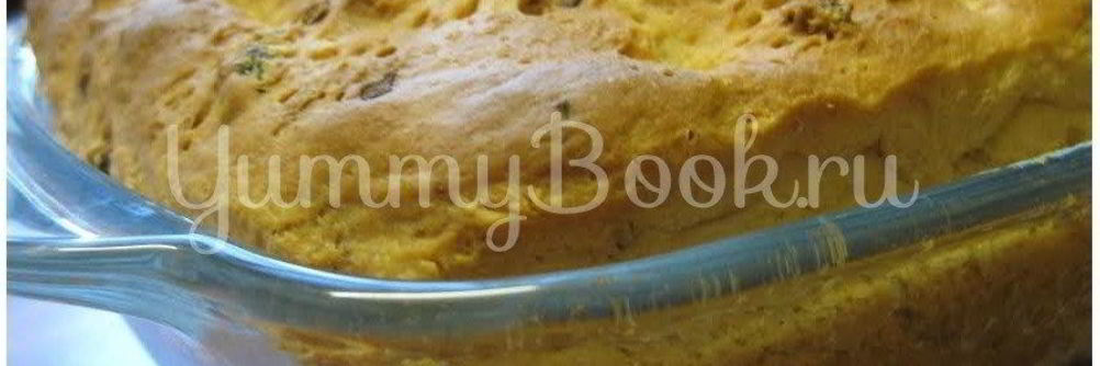 Луковый хлеб с беконом