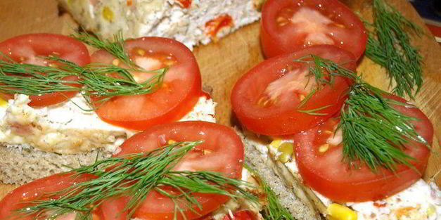 миндально-куриный хлеб с овощами