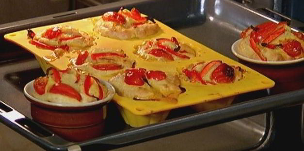 мини-хлебушек с овощами