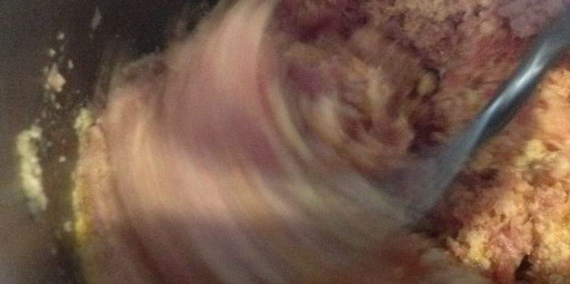 мясной хлеб с беконом