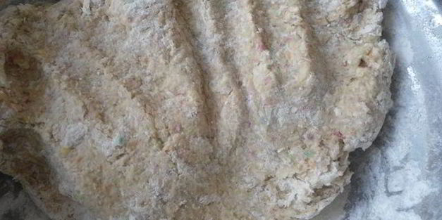 овсяно-кокосовые сконы со смородиной