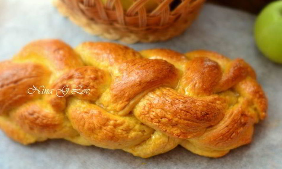 Рецепт пасхальный плетеный сладкий хлеб шесть волокон