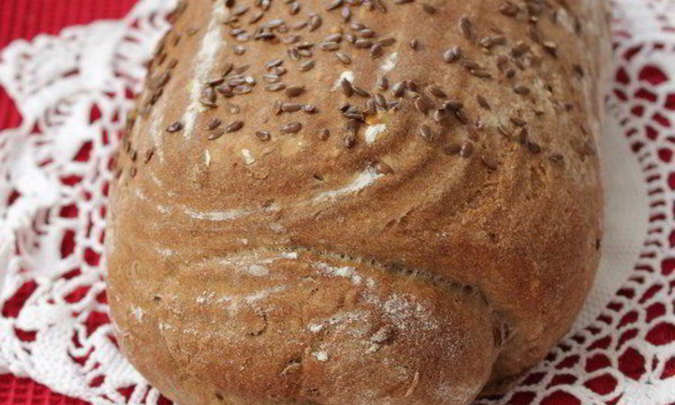 Рецепт пшенично-ржаной хлеб с льняными семечками