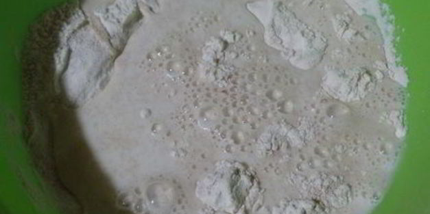 сметанный хлебушек с зелёным луком