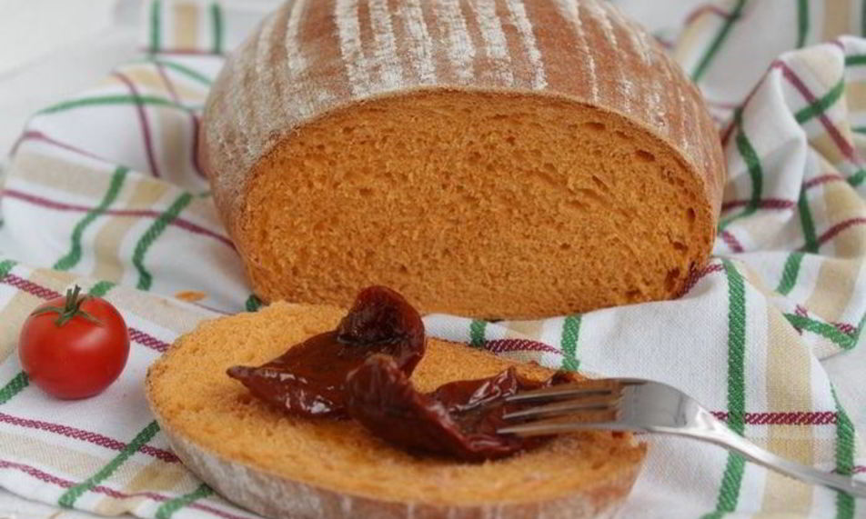 Рецепт томатный хлеб