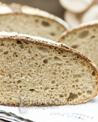 Цельнозерновой хлеб без дрожжей в духовке