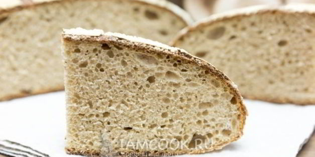 цельнозерновой хлеб без дрожжей в духовке