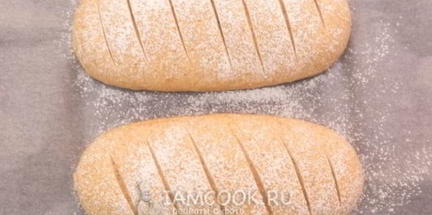 цельнозерновые батоны с отрубями на кефире