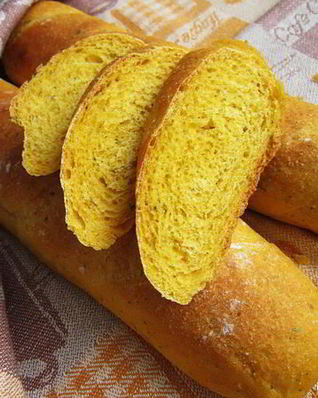 Тыквенно-кукурузные багеты