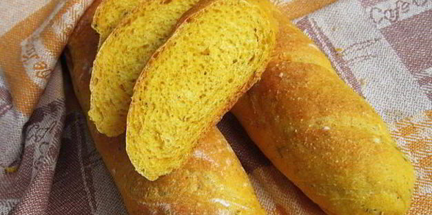 тыквенно-кукурузные багеты