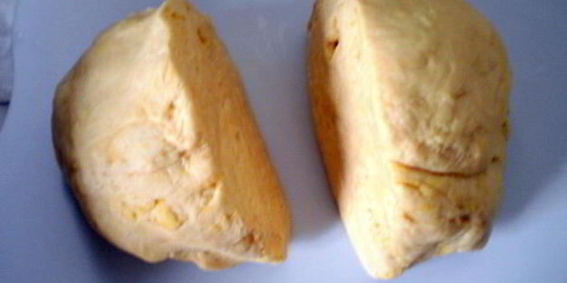 тыквенный хлеб с зеленым луком