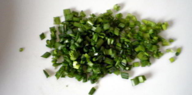 тыквенный хлеб с зеленым луком