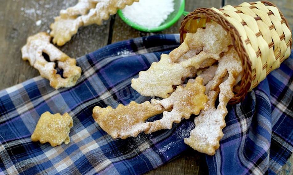 Рецепт хворост тонкий хрустящий на кефире