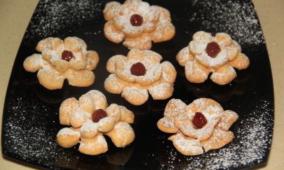 Рецепт хворост зимние цветы