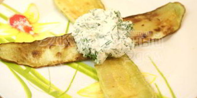 конвертики из кабачков с сыром