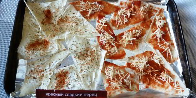 чипсы из лаваша