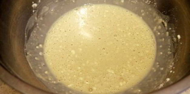 фокачча из гречневой муки с персиками