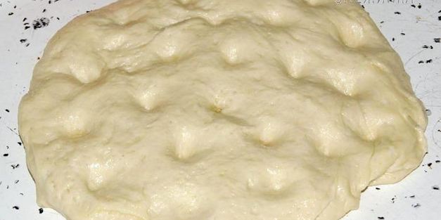 фокачча на белом вине