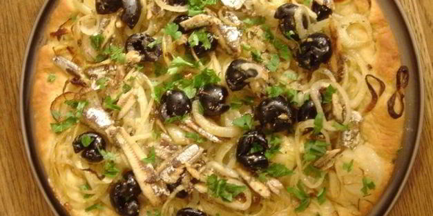 фокачча с оливками