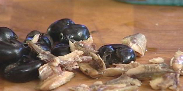 фокачча с оливками