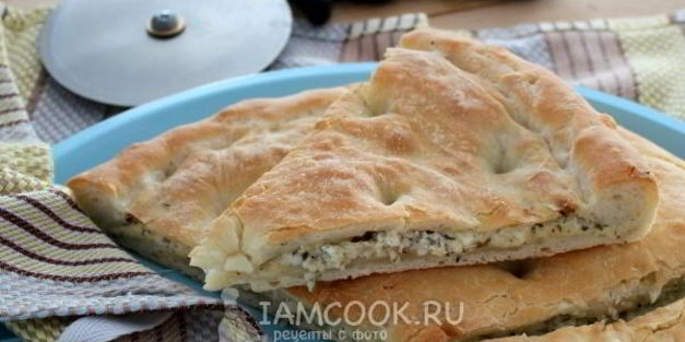 фокачча с сыром и творогом