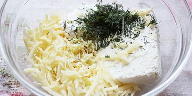 фокачча с сыром и творогом