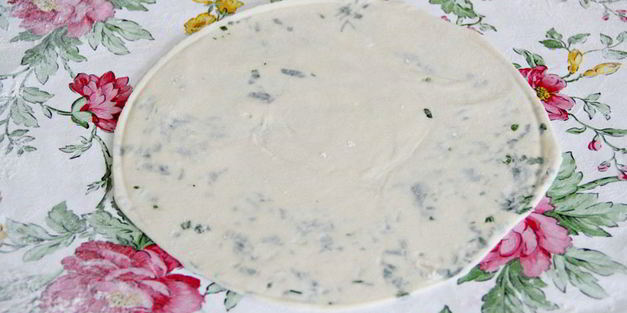 китайские лепешки с зеленью