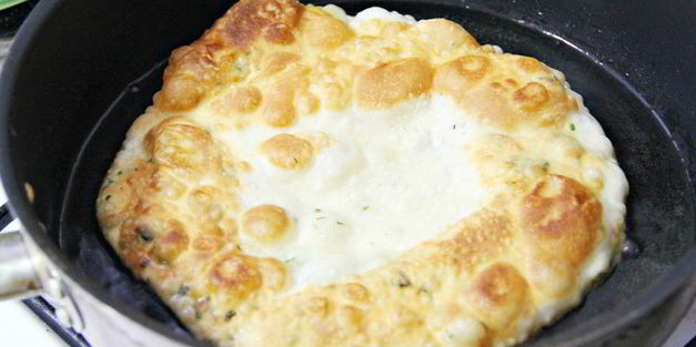 китайские лепешки с зеленью