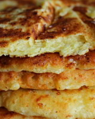 Кукурузные лепешки на сковороде