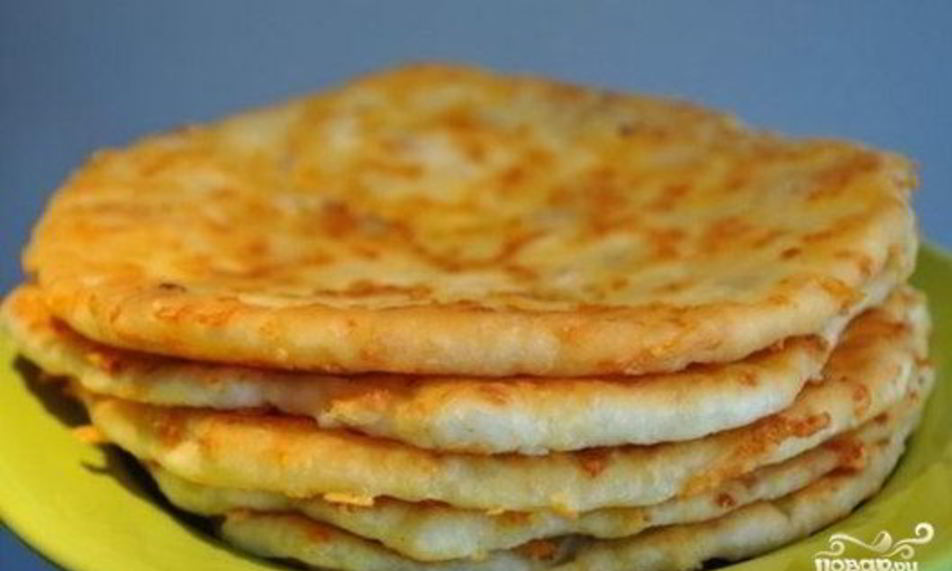 Рецепт лепешка из сулугуни на сковороде