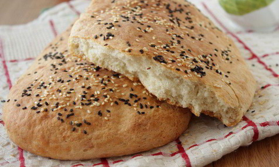 Рецепт лепешка с кунжутом