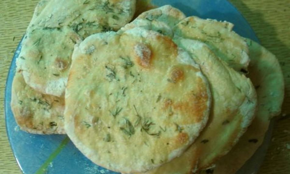 Рецепт лепешка с травами