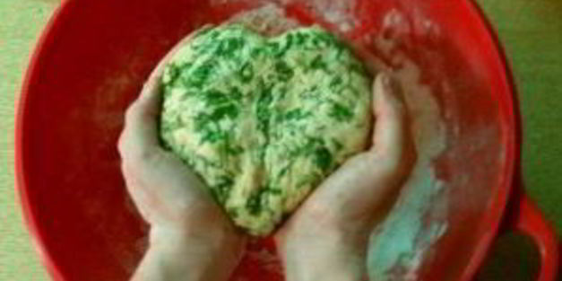 лепешка с травами