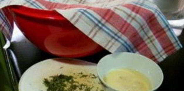 лепешка с травами