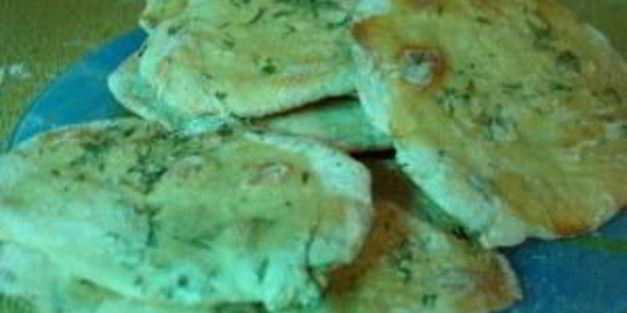 лепешка с травами