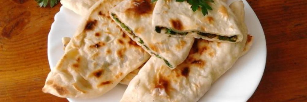 Лепешки армянские с зеленью