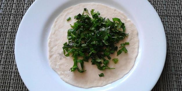 лепешки армянские с зеленью