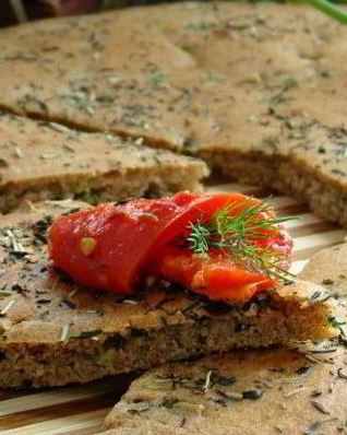 Лепешки Луковые в духовке