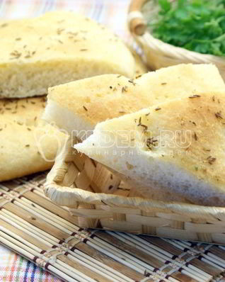 Лепешки на минеральной воде