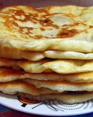 Лепешки на молоке