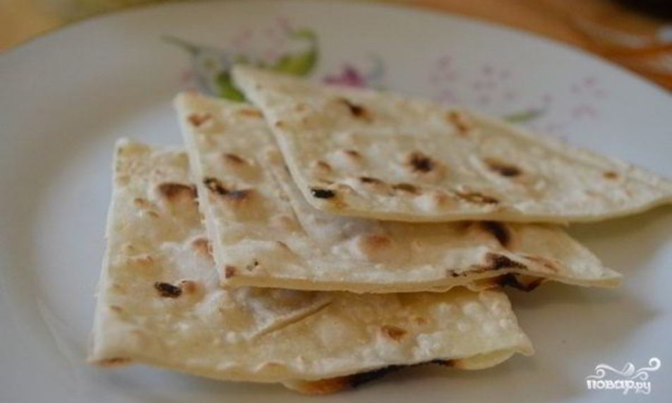 Рецепт лепешки на сковороде без дрожжей