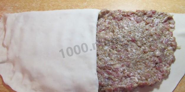 лепешки с фаршем на сковороде