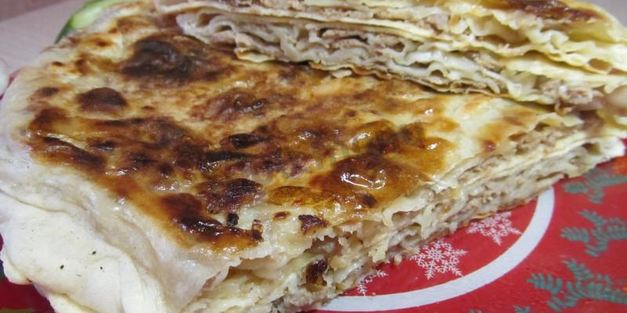 лепешки с фаршем на сковороде