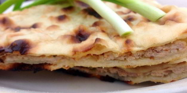 лепешки с мясом