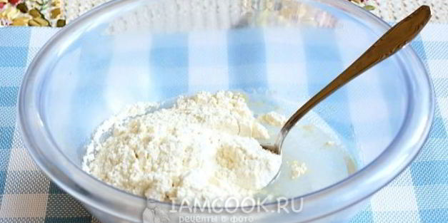 лепешки с начинкой на сковороде