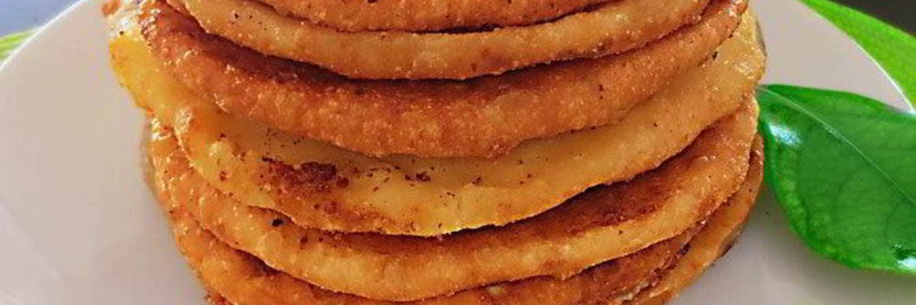 Лепешки с сыром и картошкой