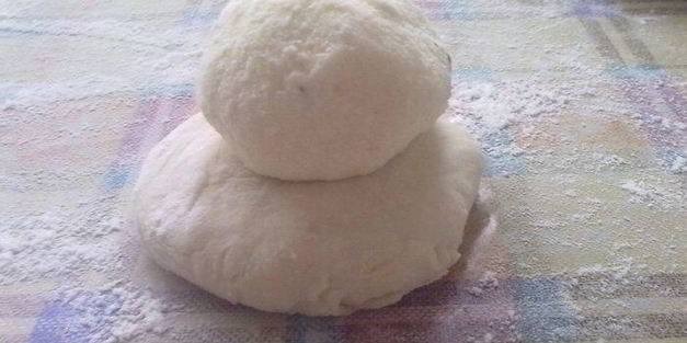 лепешки с творогом, адыгейским сыром и картофелем