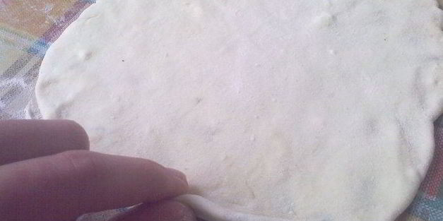 лепешки с творогом, адыгейским сыром и картофелем