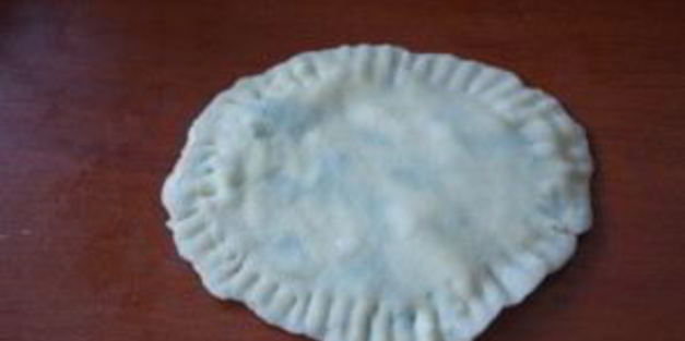 лепешки с творогом и зеленью