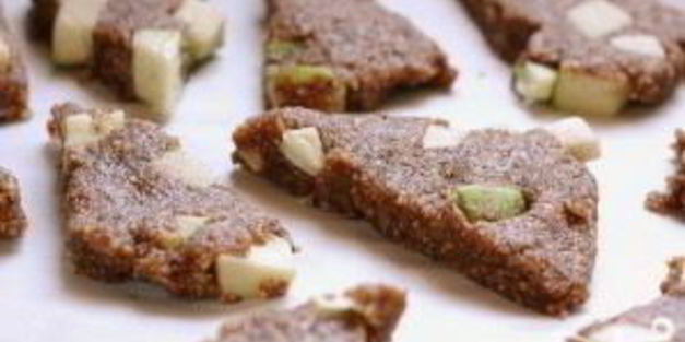 лепешки с яблоком и пряностями